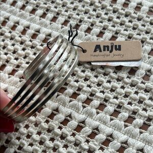 Chic New Silver Cuff Bracelet Anju Boho Classic New Silver Cuff Bracelet Wedding